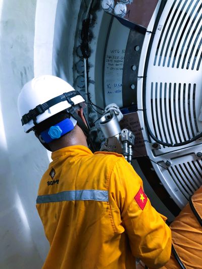 SGPS Successfully Completes Annual Maintenance for Goldwind’s Turbine System at MEKONG GULF Project